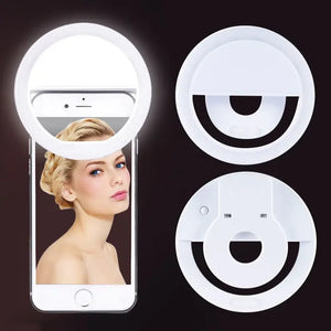 Clip-on Portable Mobile Phone Selfie Ring Light